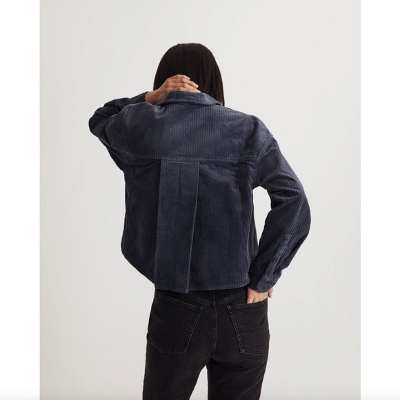 Madewell Variegated Corduroy Button-Up Shirt - Picture 2 of 6